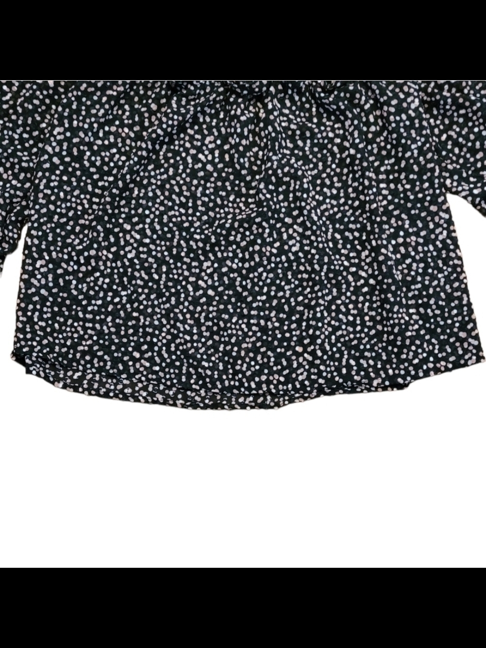 Who What Wear Printed Balloon Long Sleeve Blouse Sz S - Picture 4 of 10